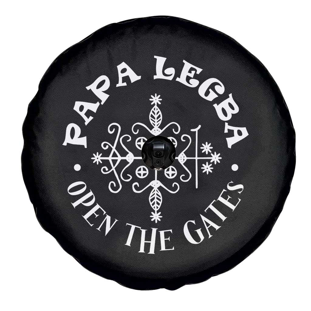 Papa Legba Spare Tire Cover Open The Gates Louisiana Voodoo Loa Veve TS11 Print Your Wear
