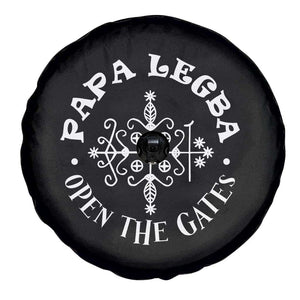 Papa Legba Spare Tire Cover Open The Gates Louisiana Voodoo Loa Veve TS11 Print Your Wear