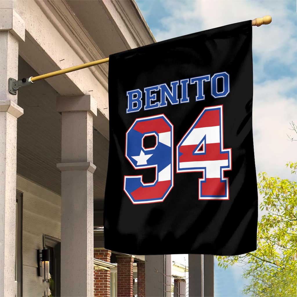 Puerto Rico Jersey Benito Number 94 Graphic Garden Flag TS11 Print Your Wear
