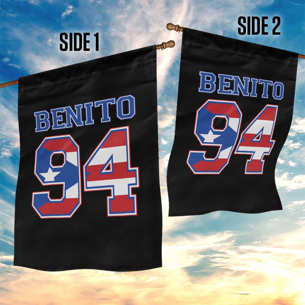 Puerto Rico Jersey Benito Number 94 Graphic Garden Flag TS11 Print Your Wear