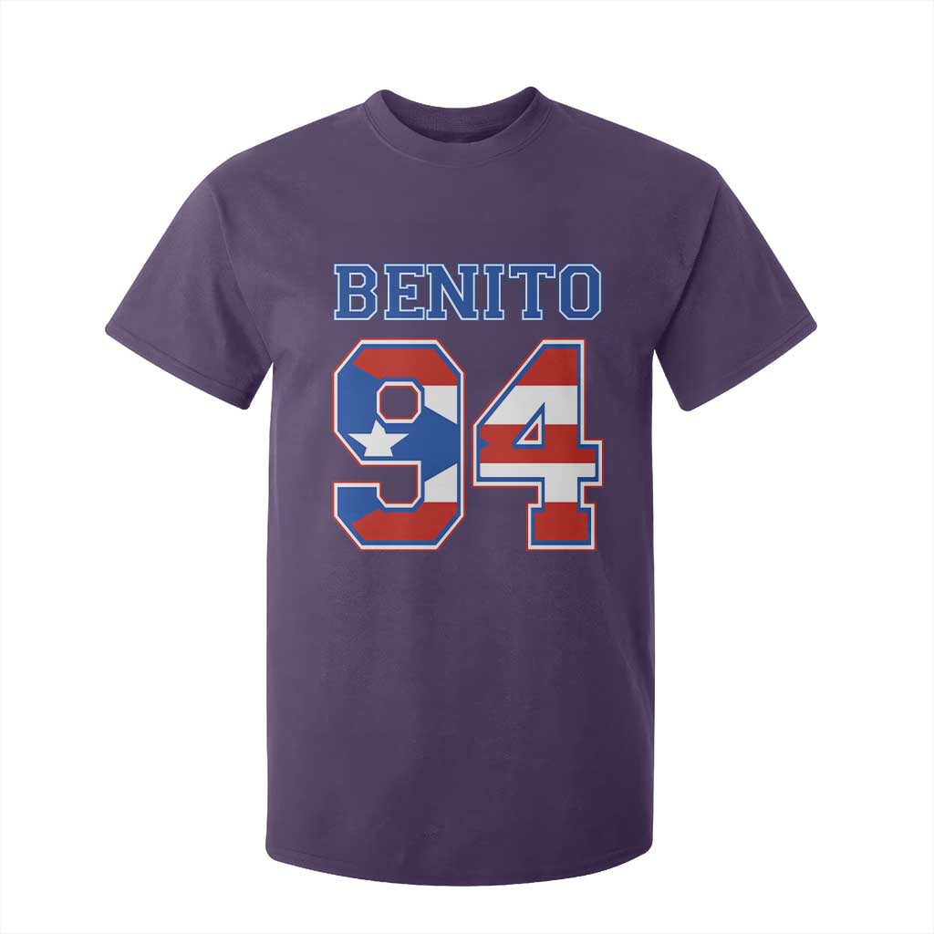 Puerto Rico Jersey Benito Number 94 Graphic T Shirt For Kid TS11 Purple Print Your Wear