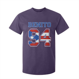 Puerto Rico Jersey Benito Number 94 Graphic T Shirt For Kid TS11 Purple Print Your Wear
