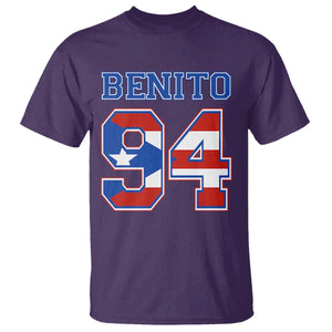 Puerto Rico Jersey Benito Number 94 Graphic T Shirt TS11 Purple Print Your Wear