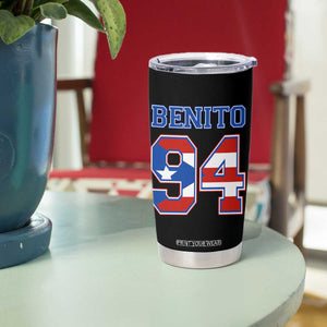Puerto Rico Jersey Benito Number 94 Graphic Tumbler Cup TS11 Print Your Wear