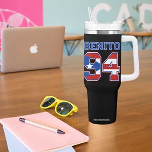 Puerto Rico Jersey Benito Number 94 Graphic Tumbler With Handle TS11 Print Your Wear