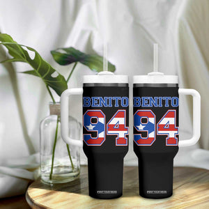 Puerto Rico Jersey Benito Number 94 Graphic Tumbler With Handle TS11 Print Your Wear