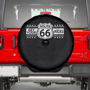 Route Highway 66 Spare Tire Cover Get Your Kicks American Road Trip TS11 Black Print Your Wear