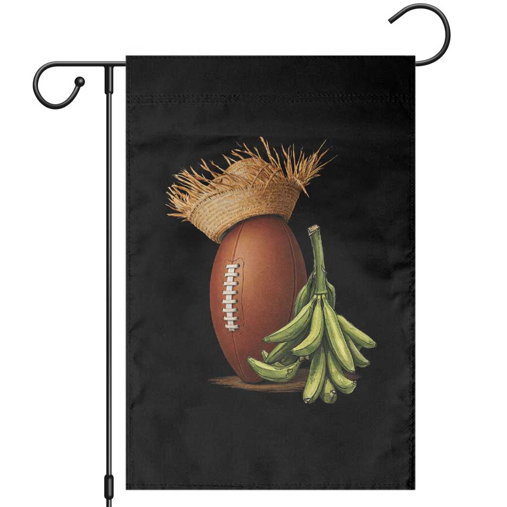 Funny Puerto Rico Football Boricua Pava Hat Garden Flag TS11 Black Print Your Wear