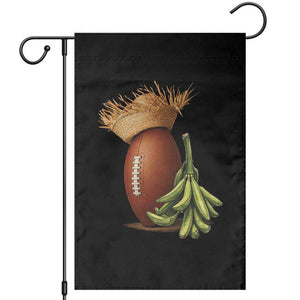 Funny Puerto Rico Football Boricua Pava Hat Garden Flag TS11 Black Print Your Wear
