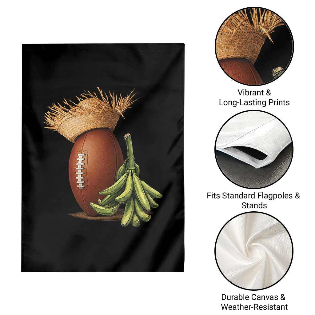 Funny Puerto Rico Football Boricua Pava Hat Garden Flag TS11 Print Your Wear