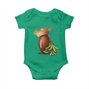 Funny Puerto Rico Football Boricua Pava Hat Baby Onesie TS11 Irish Green Print Your Wear
