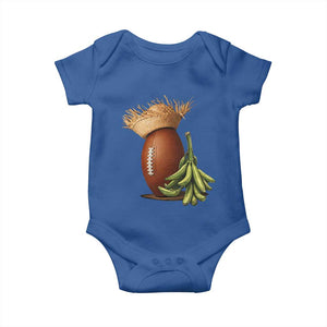 Funny Puerto Rico Football Boricua Pava Hat Baby Onesie TS11 Royal Blue Print Your Wear