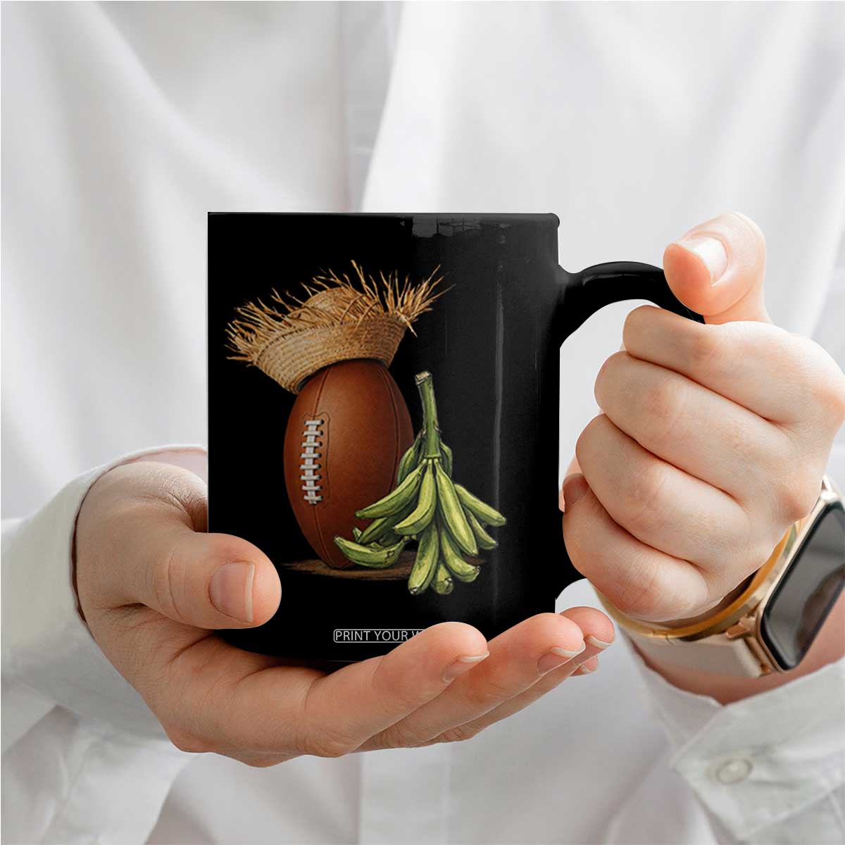 Funny Puerto Rico Football Boricua Pava Hat Coffee Mug TS11 Print Your Wear