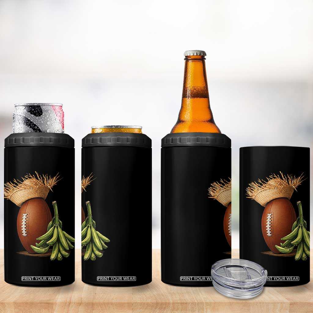 Funny Puerto Rico Football Boricua Pava Hat 4 in 1 Can Cooler Tumbler TS11 Print Your Wear