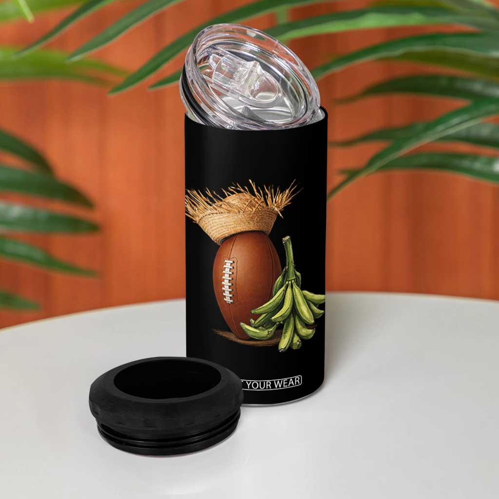 Funny Puerto Rico Football Boricua Pava Hat 4 in 1 Can Cooler Tumbler TS11 Print Your Wear