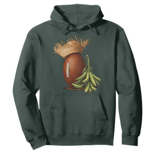 Funny Puerto Rico Football Boricua Pava Hat Hoodie TS11 Dark Forest Green Print Your Wear