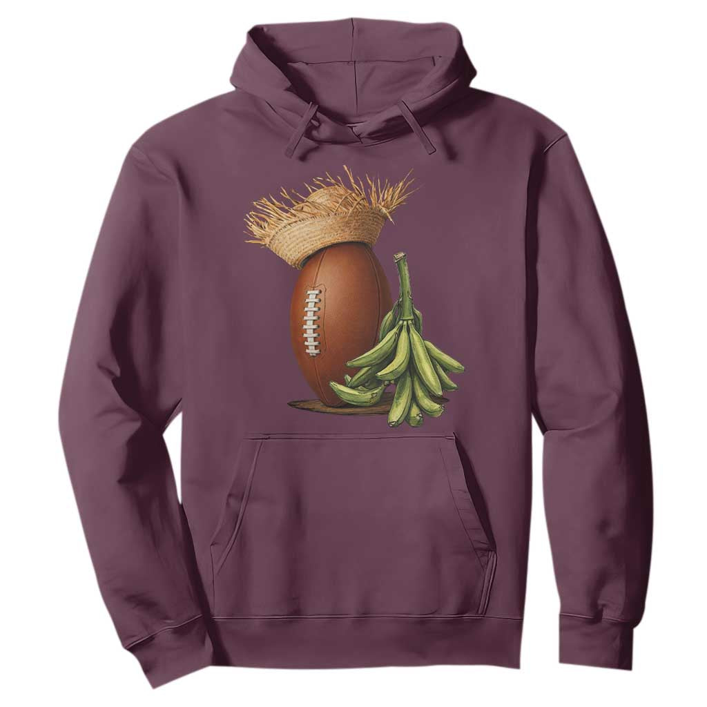 Funny Puerto Rico Football Boricua Pava Hat Hoodie TS11 Maroon Print Your Wear