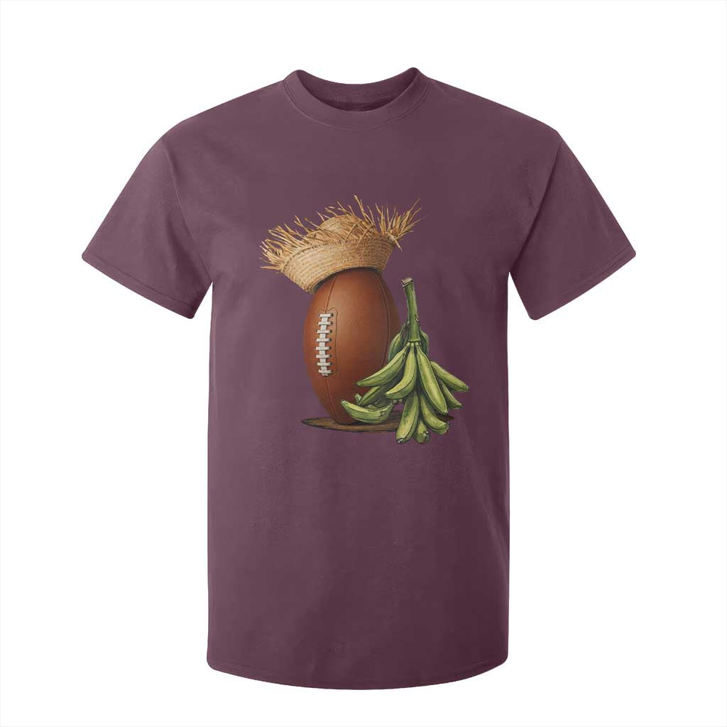 Funny Puerto Rico Football Boricua Pava Hat T Shirt For Kid TS11 Maroon Print Your Wear