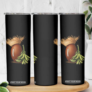 Funny Puerto Rico Football Boricua Pava Hat Skinny Tumbler TS11 Print Your Wear