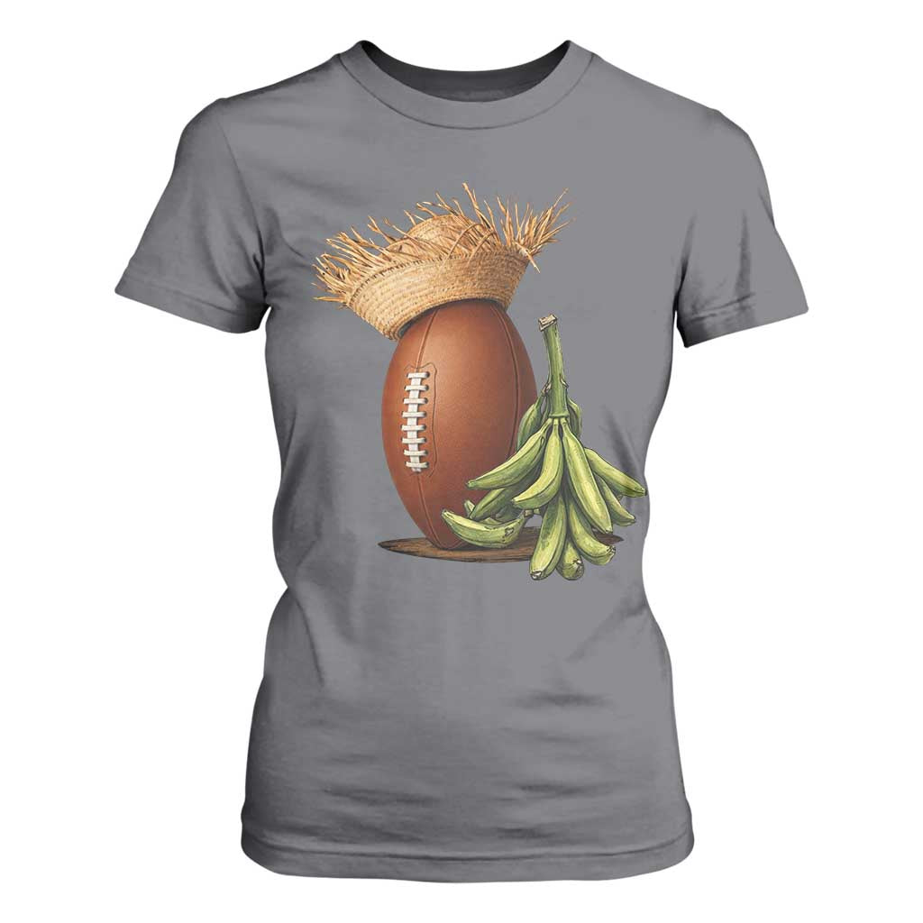 Funny Puerto Rico Football Boricua Pava Hat T Shirt For Women TS11 Charcoal Print Your Wear