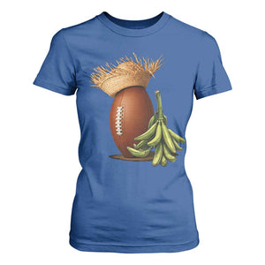 Funny Puerto Rico Football Boricua Pava Hat T Shirt For Women TS11 Royal Blue Print Your Wear