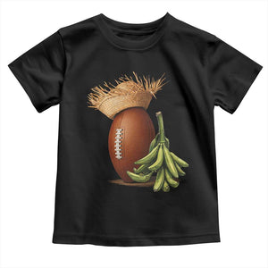 Funny Puerto Rico Football Boricua Pava Hat Toddler T Shirt TS11 Black Print Your Wear
