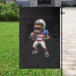 Funny Coqui Frog Puerto Rico Playing Football Garden Flag Boricua Game Day TS11 Print Your Wear