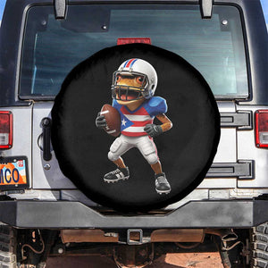 Funny Coqui Frog Puerto Rico Playing Football Spare Tire Cover Boricua Game Day TS11 No hole Black Print Your Wear