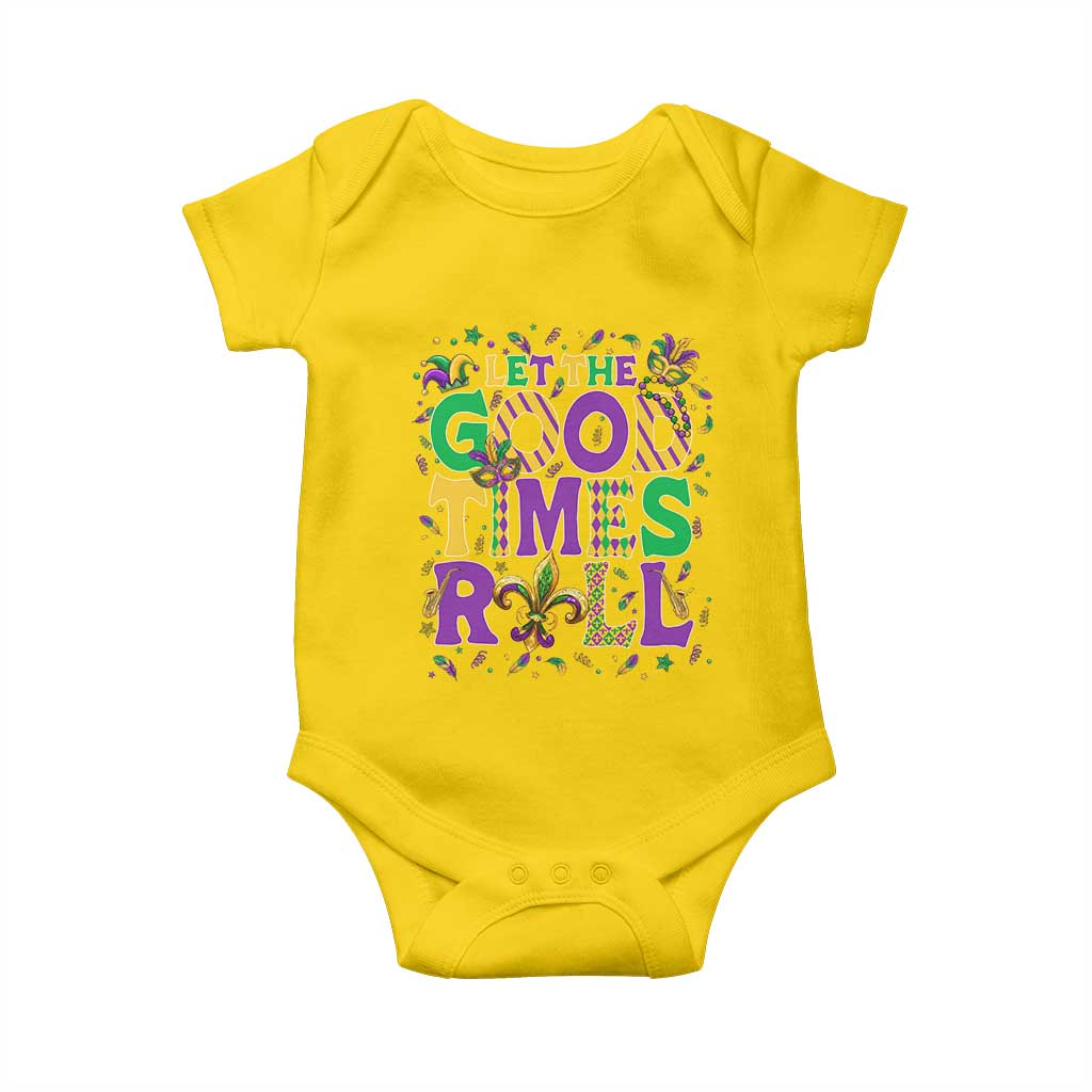 Mardi Gras Let The Good Times Roll Baby Onesie Funny Carnival TS11 Daisy Print Your Wear