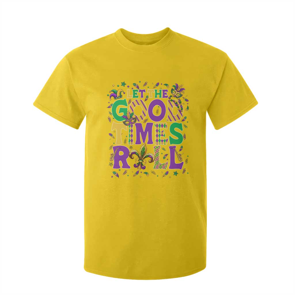 Mardi Gras Let The Good Times Roll T Shirt For Kid Funny Carnival TS11 Daisy Print Your Wear