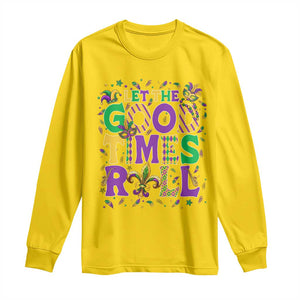Mardi Gras Let The Good Times Roll Long Sleeve Shirt Funny Carnival TS11 Daisy Print Your Wear
