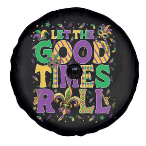 Mardi Gras Let The Good Times Roll Spare Tire Cover Funny Carnival TS11 Print Your Wear