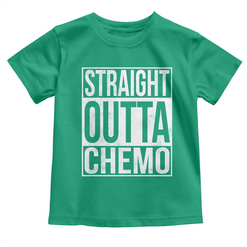 Straight Outta Chemo Toddler T Shirt Funny Battle Cancer Gift TS11 Irish Green Print Your Wear