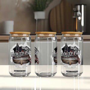 US Route 69 Centennial Celebration Glass Can Highway Road 100 Years Anniversary American Flag TS11 Print Your Wear