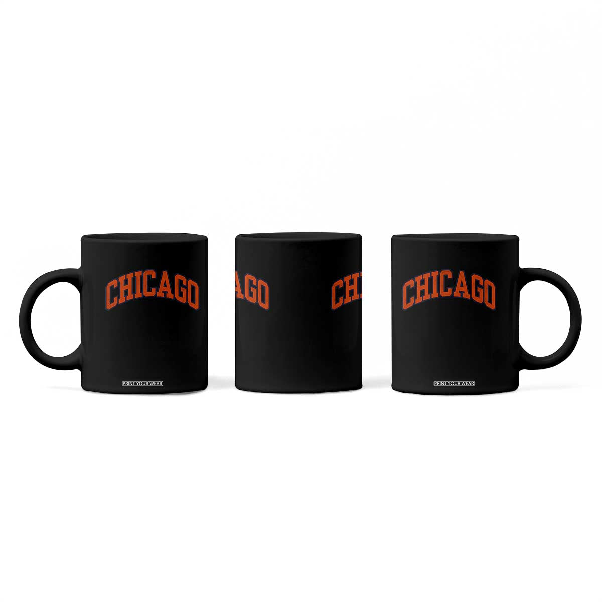 Chicago Pride Illinois IL Vintage Sports Orange Design Coffee Mug TS11 Print Your Wear