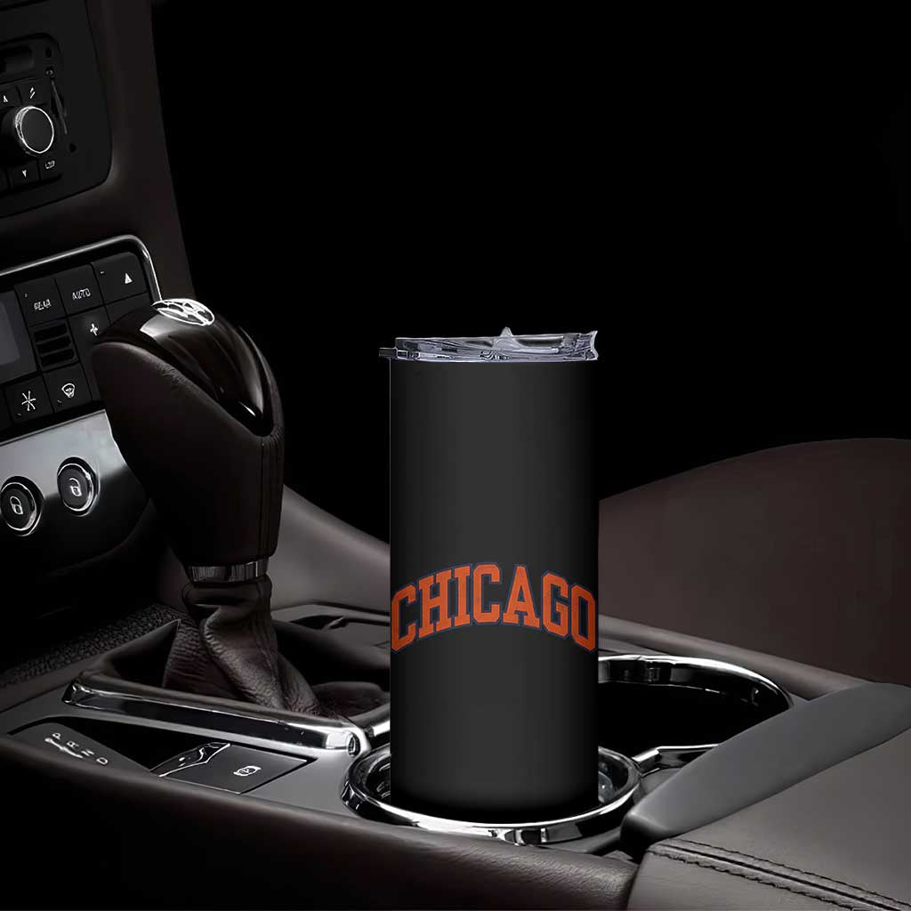Chicago Pride Illinois IL Vintage Sports Orange Design Skinny Tumbler TS11 Print Your Wear