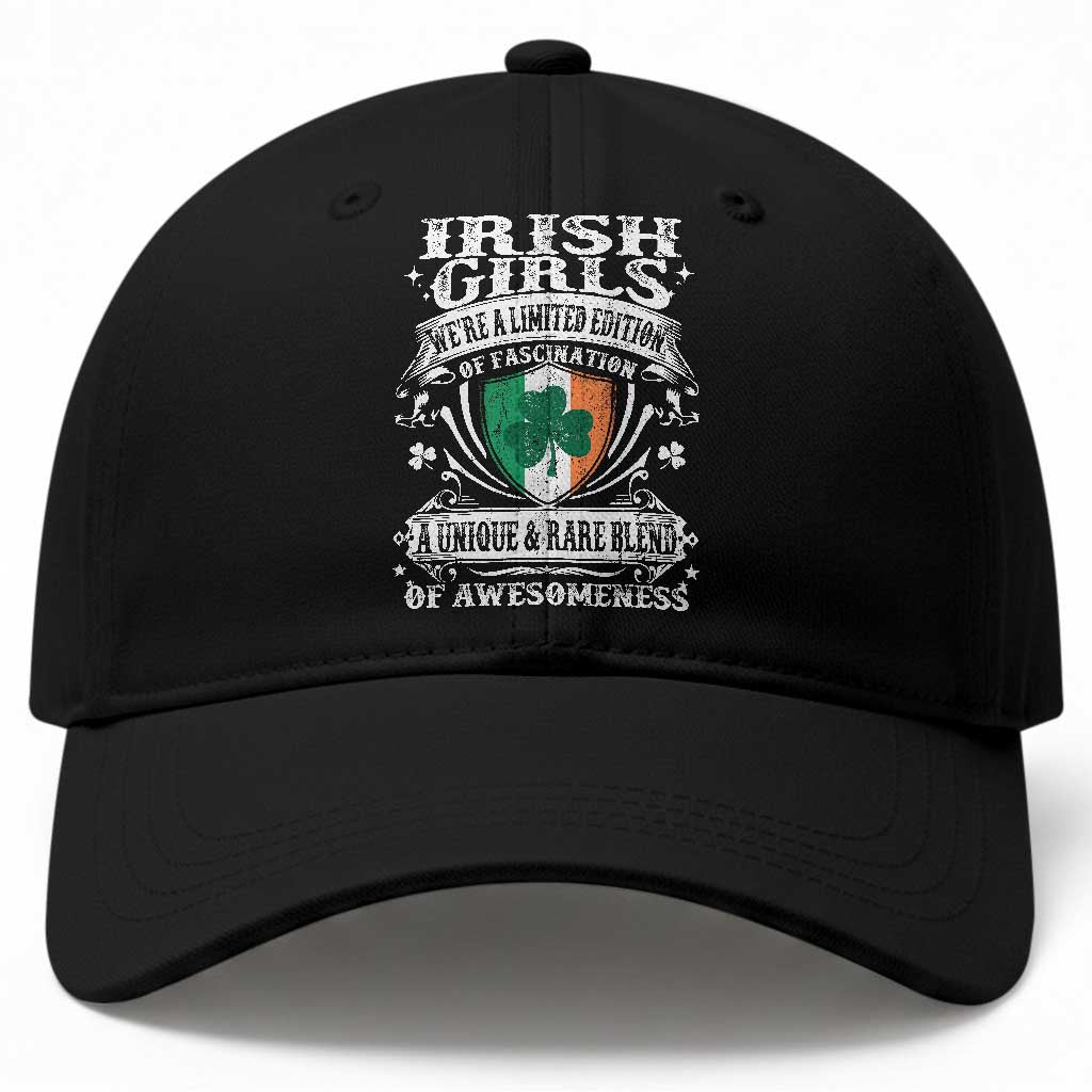 Funny Irish Girls Baseball Cap We're A Limited Edition Of Fascination Irish Pride Shamrock TS11 Print Your Wear