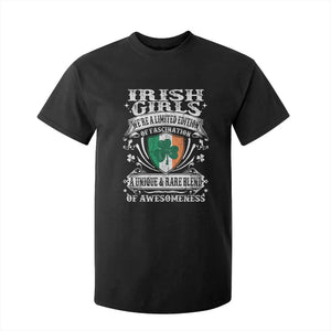 Funny Irish Girls T Shirt For Kid We're A Limited Edition Of Fascination Irish Pride Shamrock TS11 Black Print Your Wear