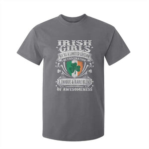 Funny Irish Girls T Shirt For Kid We're A Limited Edition Of Fascination Irish Pride Shamrock TS11 Charcoal Print Your Wear