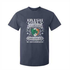 Funny Irish Girls T Shirt For Kid We're A Limited Edition Of Fascination Irish Pride Shamrock TS11 Navy Print Your Wear