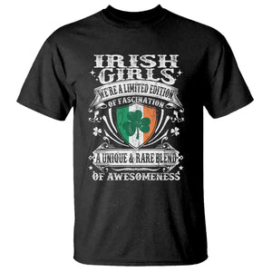 Funny Irish Girls T Shirt We're A Limited Edition Of Fascination Irish Pride Shamrock TS11 Black Print Your Wear