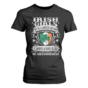 Funny Irish Girls T Shirt For Women We're A Limited Edition Of Fascination Irish Pride Shamrock TS11 Black Print Your Wear