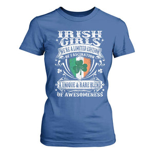 Funny Irish Girls T Shirt For Women We're A Limited Edition Of Fascination Irish Pride Shamrock TS11 Royal Blue Print Your Wear
