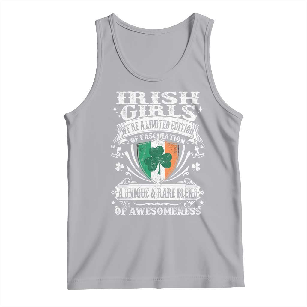 Funny Irish Girls Tank Top We're A Limited Edition Of Fascination Irish Pride Shamrock TS11 Athletic Heather Print Your Wear