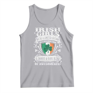 Funny Irish Girls Tank Top We're A Limited Edition Of Fascination Irish Pride Shamrock TS11 Athletic Heather Print Your Wear