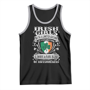 Funny Irish Girls Tank Top We're A Limited Edition Of Fascination Irish Pride Shamrock TS11 Black Athletic Heather Print Your Wear