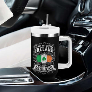 Funny I May Not Live In Ireland But Ireland Is Where My Heart Belongs Tumbler With Handle TS11 Print Your Wear