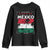 Golfo De Mexico EST 1550 Youth Sweatshirt Vintage Mexican Flag Palm Tree TS11 Black Print Your Wear