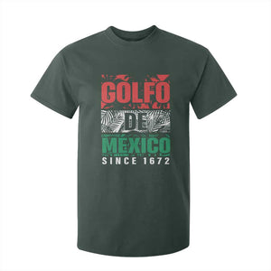 Gulf Of Mexico El Golfo De México T Shirt For Kid Beach Palm Tree TS11 Dark Forest Green Print Your Wear