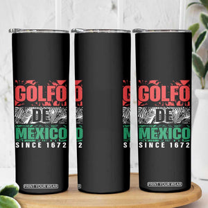Gulf Of Mexico El Golfo De México Skinny Tumbler Beach Palm Tree TS11 Print Your Wear